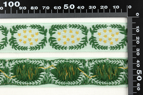 レピヤンリボン オリジナルチロル リースリボン (108-12-12) 25mm グリーン 07Ab99_