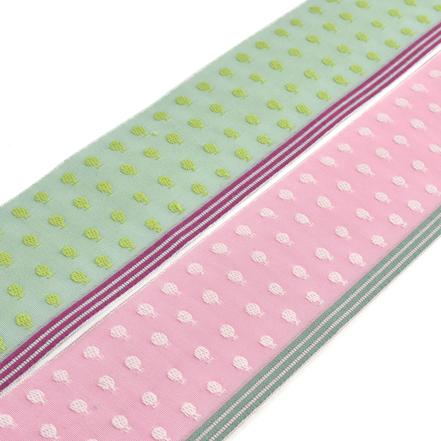 レピヤンリボン ミニ帯チロル メロンリボン (302-12-12) 53mm ピンク 07Aa99_