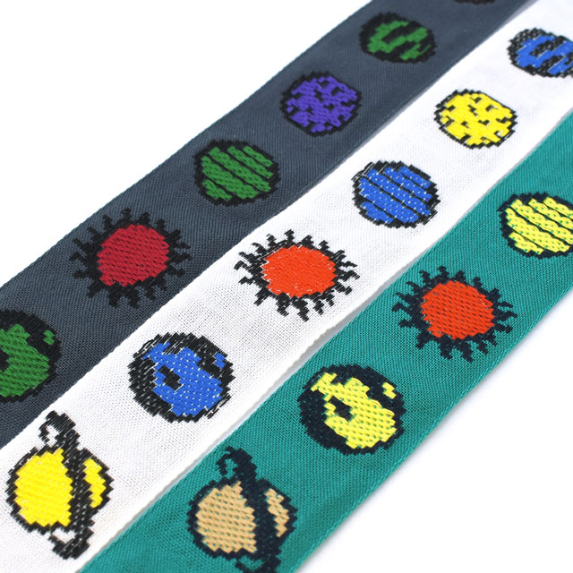 レピヤンリボン オリジナルチロル 惑星(113-13-12) 25mm スペースグレー 07Ab99_