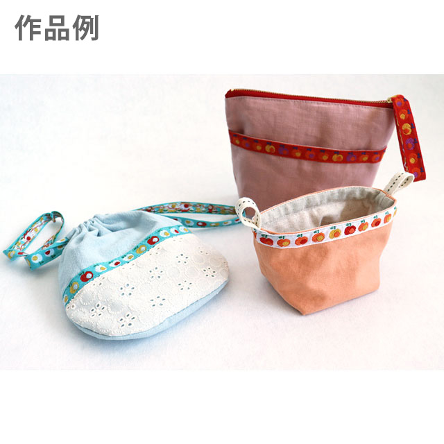 レピヤンリボン オリジナルチロル りんご(151-12-12) 12mm レッド 07Ab99_