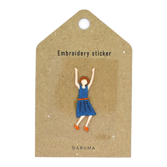 ワッペン 刺しゅうステッカー カレン(8680) 色番1 08Bf99_