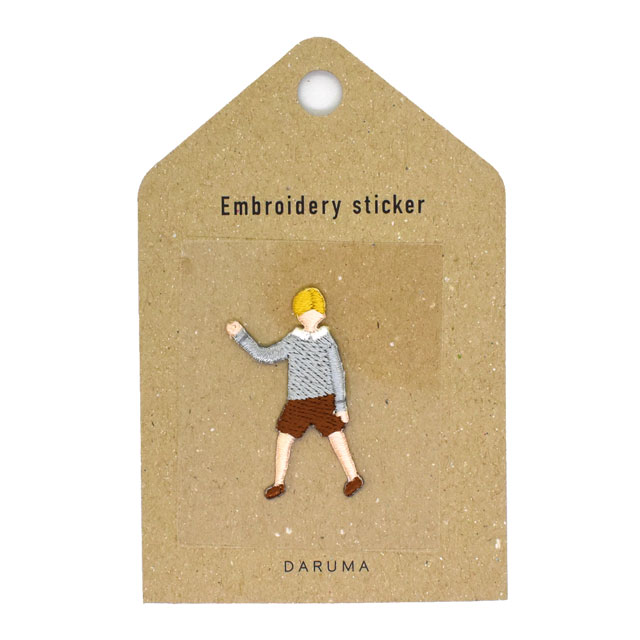 ワッペン 刺しゅうステッカー ブライアン(8680) 色番2 08Bf99_