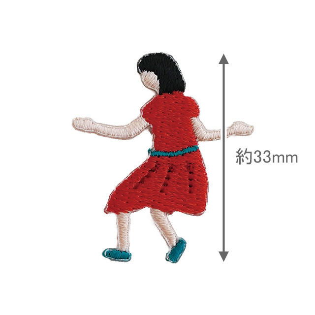 ワッペン 刺しゅうステッカー エイミー(8680) 色番3 08Bf99_