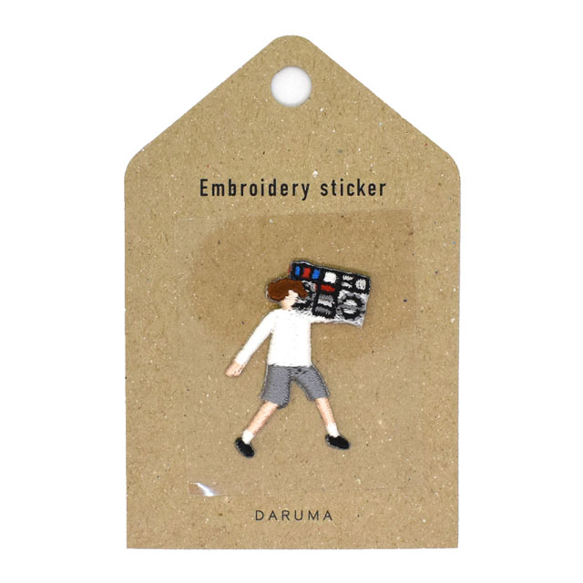 ワッペン 刺しゅうステッカー アダム(8680) 色番4 08Bf99_