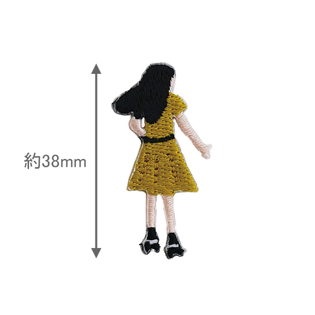 ワッペン 刺しゅうステッカー ケイ(8680) 色番5 08Bf99_