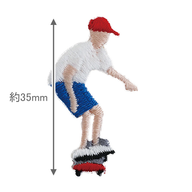 ワッペン 刺しゅうステッカー ランディ(8680) 色番6 08Bf99_