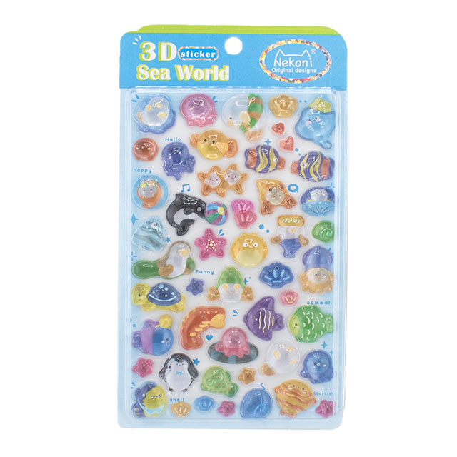 シール Nekoni 3D ステッカー（axl-25-50755） 51366.シーワールド 14Yy88_
