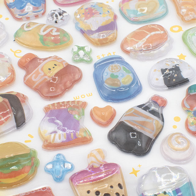 シール Nekoni 3D ステッカー(axl-25-50755) 51368.ヤミー・フード 14Yy88_