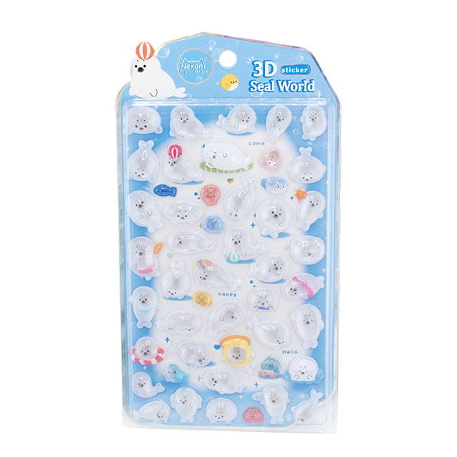シール Nekoni 3D ステッカー(axl-25-50755) 51457.シーワールド 14Yy88_