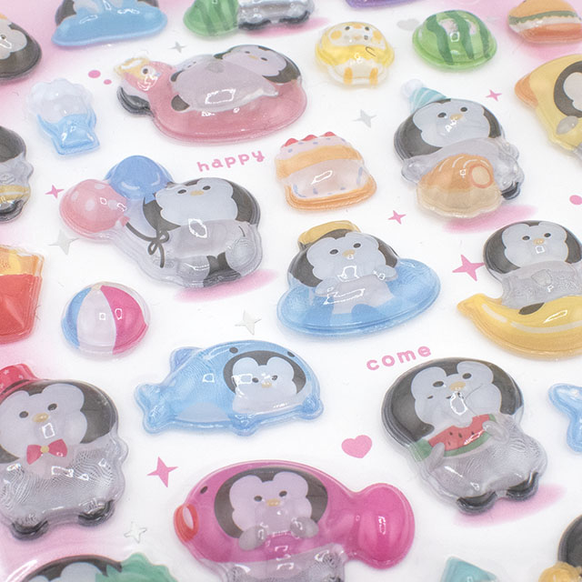 シール Nekoni 3D ステッカー(axl-25-50755) 51458.ペンギン 14Yy88_