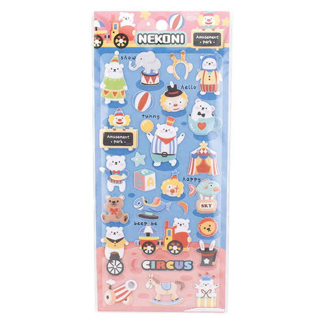 シール Nekoni ステッカー(axl-25-50757) 51239.サーカス 14Yy88_