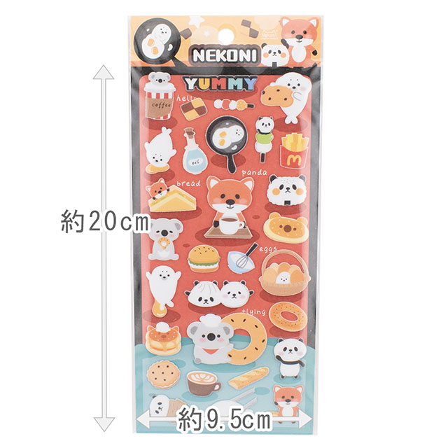 シール Nekoni ステッカー(axl-25-50757) 51240.ヤミー 14Yy88_