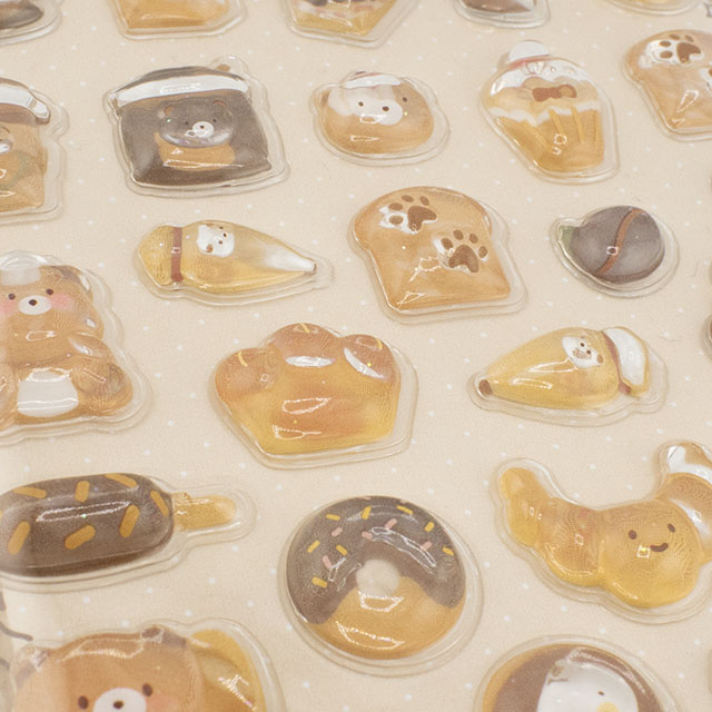 シール 3D Relief Fun ステッカー(axl-25-50768) 137-2.パンベア 14Yy88_