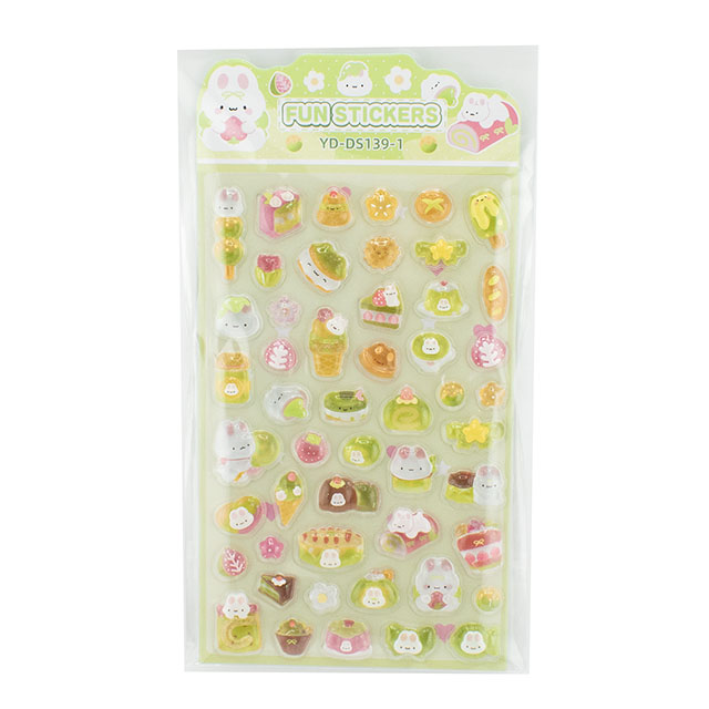 シール Fun ステッカー(axl-25-50768) 139-1.抹茶うさぎ 14Yy88_