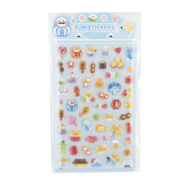 シール Fun ステッカー(axl-25-50768) 139-4.夏祭りの柴犬 14Yy88_