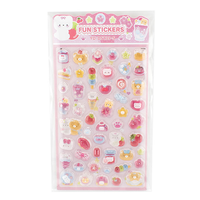 シール Fun ステッカー(axl-25-50768) 139-5.さくらクマ 14Yy88_