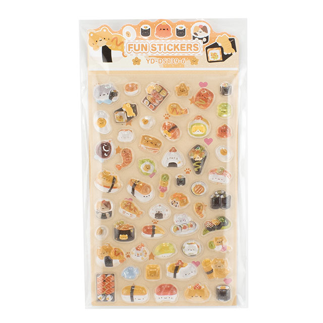 シール Fun ステッカー(axl-25-50768) 139-6.寿司ネコ 14Yy88_