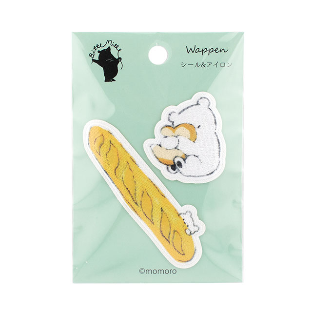 ワッペン Bitte Mitte-ビッテミッテ-（BMW-04） いろんなパン 08Bf99_