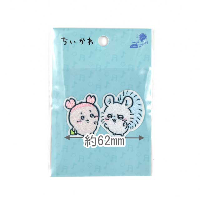 ワッペン ちいかわ ワッペン(GW-2008) モモンガと古本屋 08Bf99_