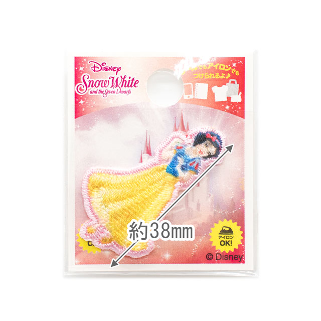 ワッペン Disney ミニワッペン(D01Y0776) 白雪姫 08Bf99_