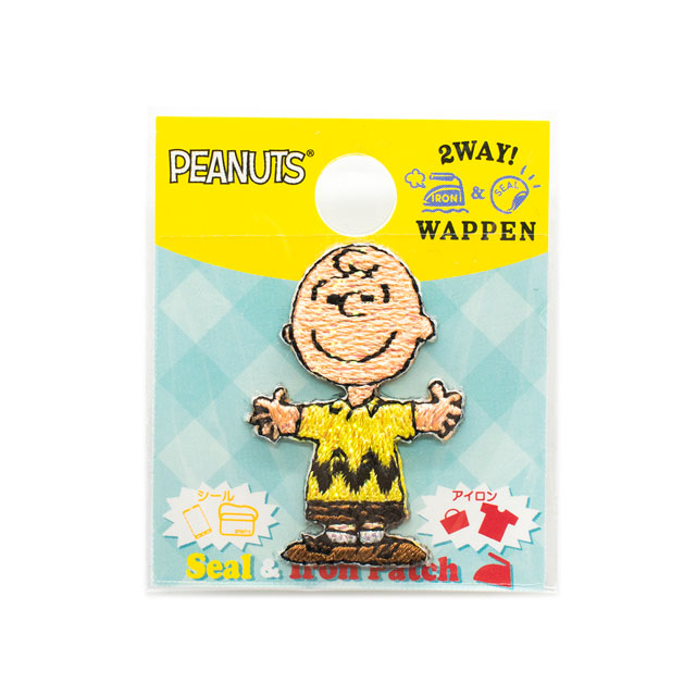 ワッペン PEANUTS/ピーナッツ ミニワッペン(S02Y2400) チャーリーブラウン 08Bf99_