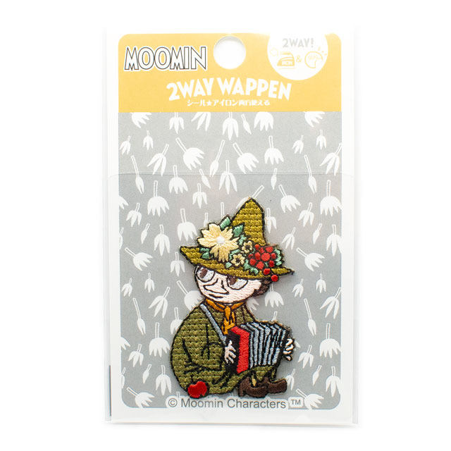 ワッペン ムーミン クロスステッチワッペン（M01Y2531） スナフキン 08Bf99_
