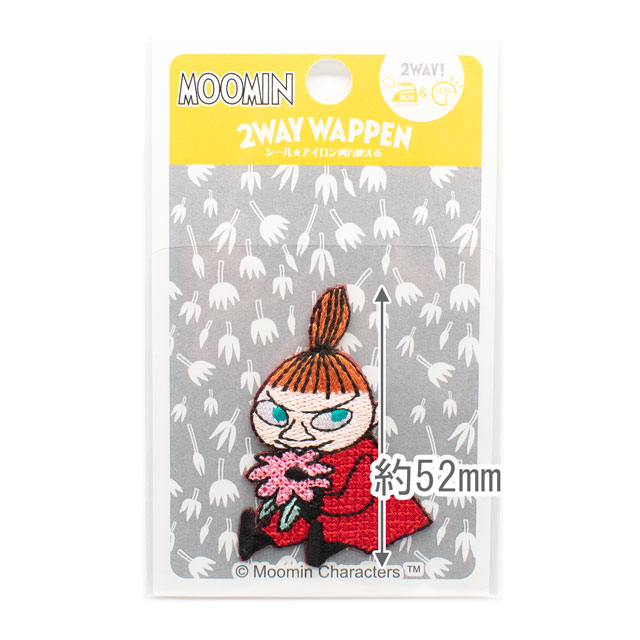 ワッペン ムーミン クロスステッチワッペン(M01Y2535) リトルミイ 08Bf99_