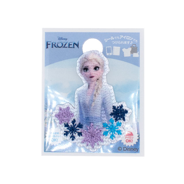 ワッペン ディズニー アナと雪の女王2 エルサ(D01Y2629) 08Bf99_