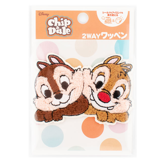 ワッペン Disney サガラワッペン(D01Y2938) チップとデール 大 08Bf99_