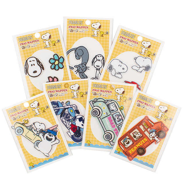 ワッペン PEANUTS-ピーナッツ-(S02Y3578) スヌーピーフェイス 08Bf99_