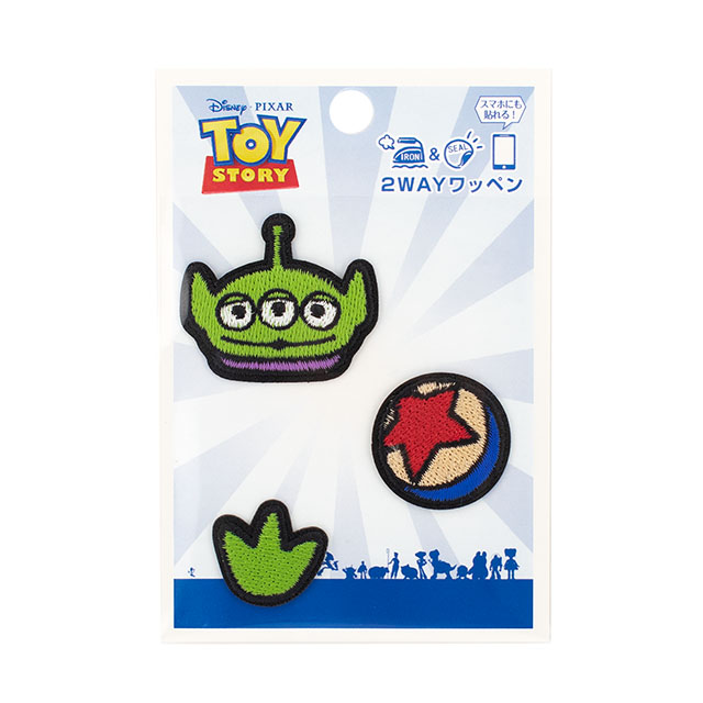 ワッペン トイ・ストーリー（D01Y3592） エイリアンパーツアイコンセット 08Bf99_