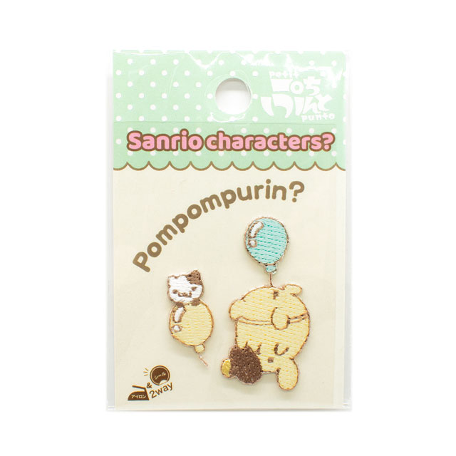 ワッペン サンリオキャラクターズ 刺繍ワッペン(GW-1047) 1A ポムポムプリン 08Bf99_