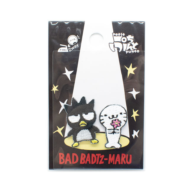 ワッペン サンリオキャラクターズ 刺繍ワッペン(GW-1089) 1A バッドばつ丸 08Bf99_