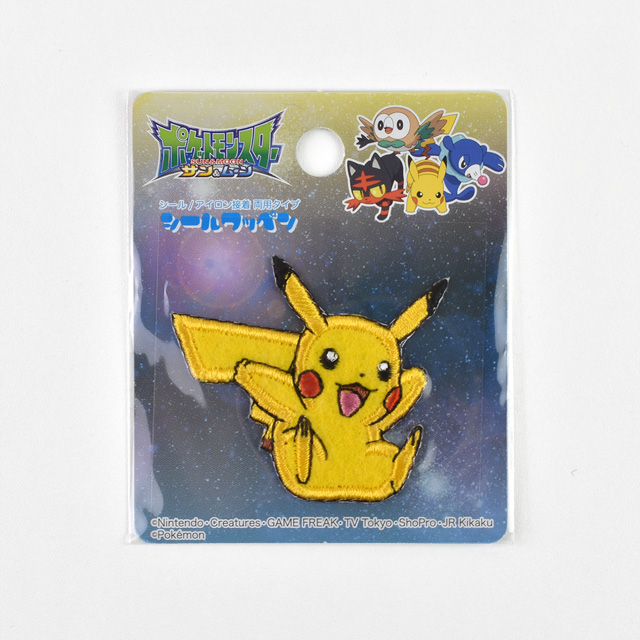 ワッペン ポケットモンスター (PSS001)ピカチュウ シールワッペン 08Bf99_