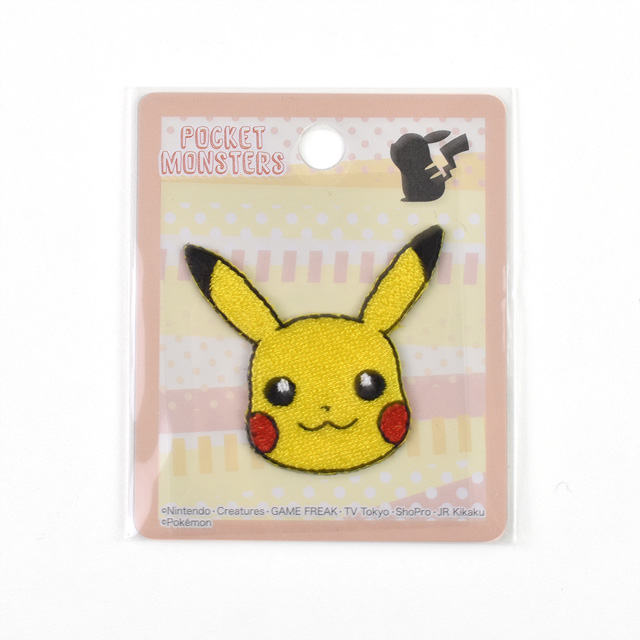 ワッペン ポケットモンスター (PKA001)ピカチュウF シールワッペン1 08Bf99_