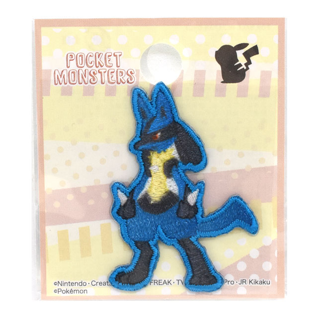 ワッペン ポケットモンスター（POS027） ルカリオ  シールワッペン　 08Bf99_