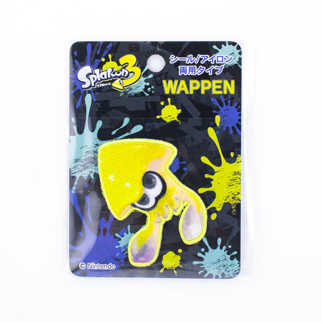 ワッペン スプラトゥーン3 シールワッペン（TOS012） イカ 08Bf99_
