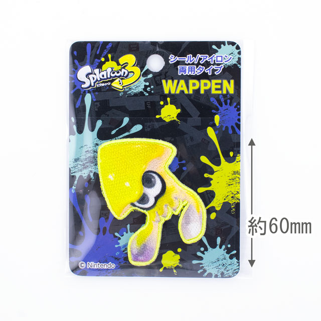 ワッペン スプラトゥーン3 シールワッペン(TOS012) イカ 08Bf99_