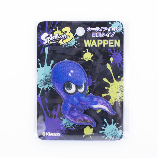 ワッペン スプラトゥーン3 シールワッペン（TOS013） タコ 08Bf99_