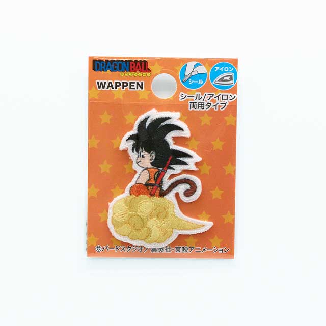 ワッペン ドラゴンボールDAIMA ミニワッペン(DBA002) 悟空・筋斗雲 08Bf99_