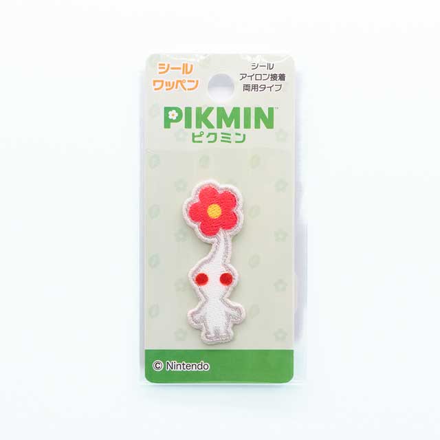 ピクミン シ－ルワッペン（PMS006） 白ピクミン 08Bf99_