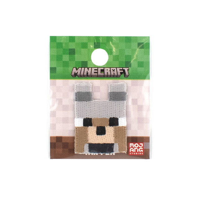 ワッペン マインクラフト シールワッペン小（MYS006） WOLF オオカミ 08Bf99_