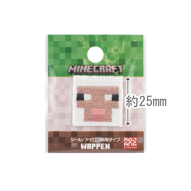 ワッペン マインクラフト シールワッペン小(MYS010) SHEEP ひつじ 08Bf99_