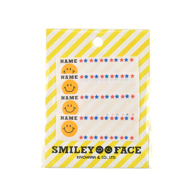 ネームラベル スマイリーフェイス (SMI-05)ネームラベルSS スター 99Zz99_