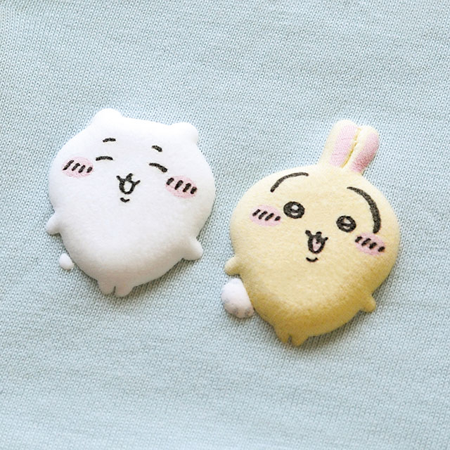 ワッペン ちいかわふくらむアップリケ(H458-417-001) ちいかわ&うさぎ 08Bf99_