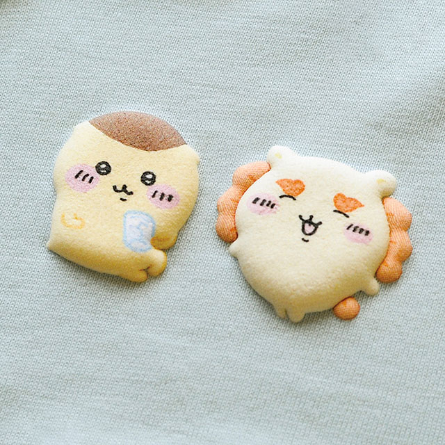 ワッペン ちいかわふくらむアップリケ(H458-417-004) くりまんじゅう&シーサー 08Bf99_