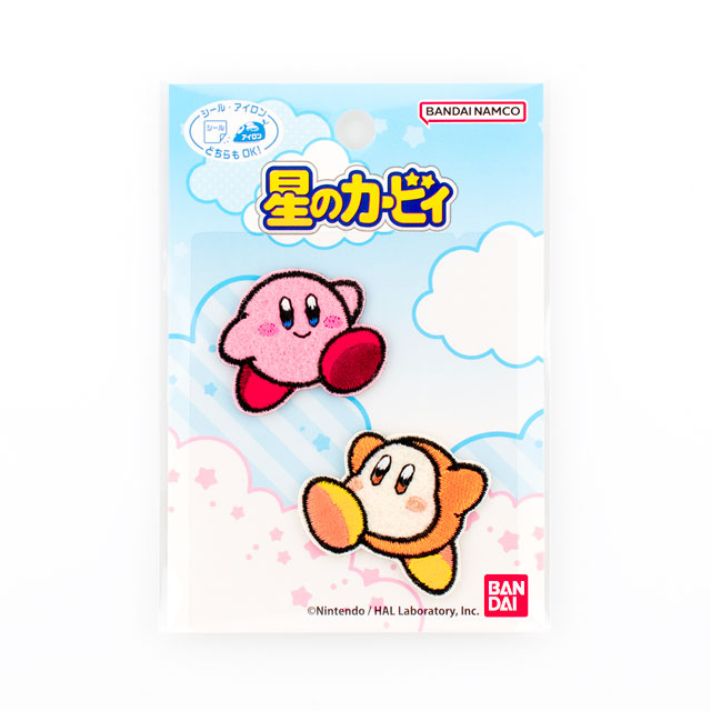ワッペン 星のカービィ シールワッペン（CV550） CV03.カービィ＆ワドルデイ 08Bf99_