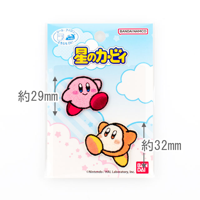 ワッペン 星のカービィ シールワッペン(CV550) CV03.カービィ&ワドルデイ 08Bf99_