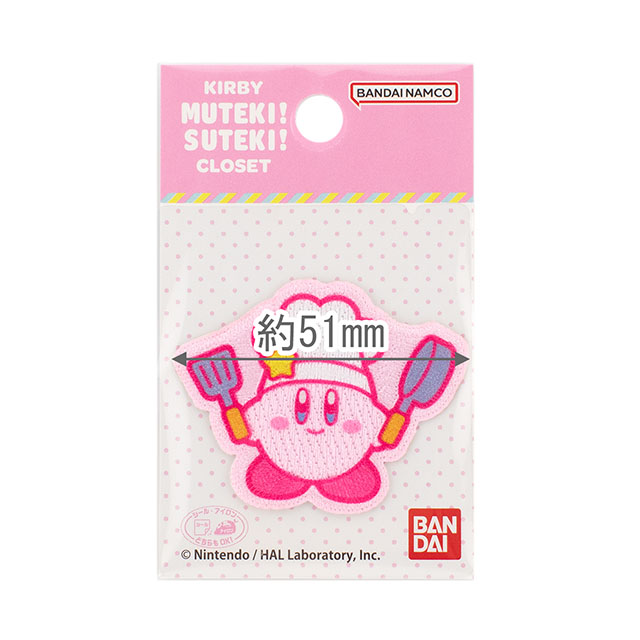 ワッペン 星のカービィ KIRBY MUTEKI!SUTEKI!CLOSET(BAN500) BAN 144.コック 08Bf99_