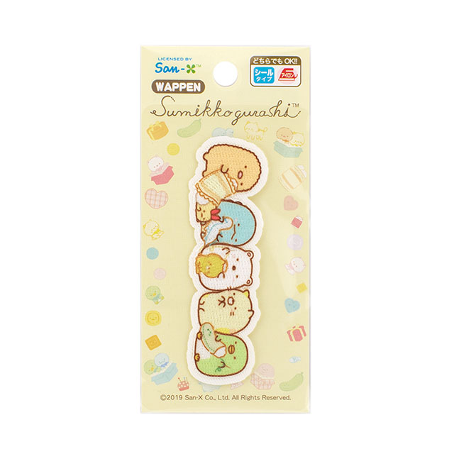 ワッペン すみっコぐらし 集合(PSU500) 色番PSU113 08Bf99_